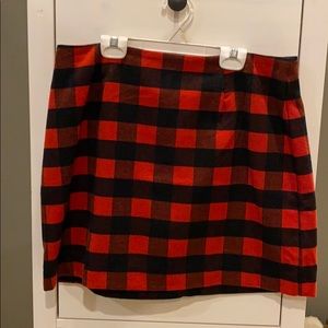 Buffalo Plaid Mini Skirt